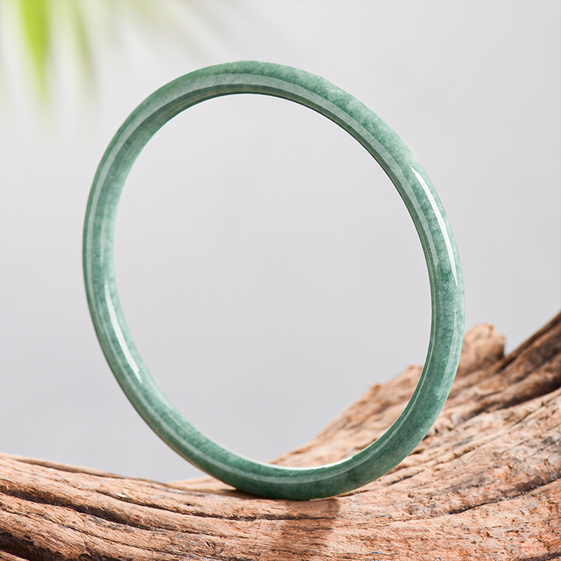 Vintage Fashion Designer - Pulseira de Jadeíte Birmanesa Natural, Acessório