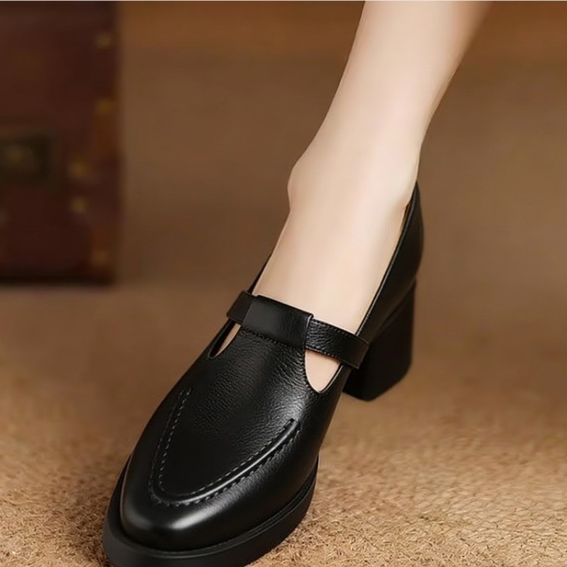 Vintage Old Fashion - Sapatos Femininos de Salto Alto com