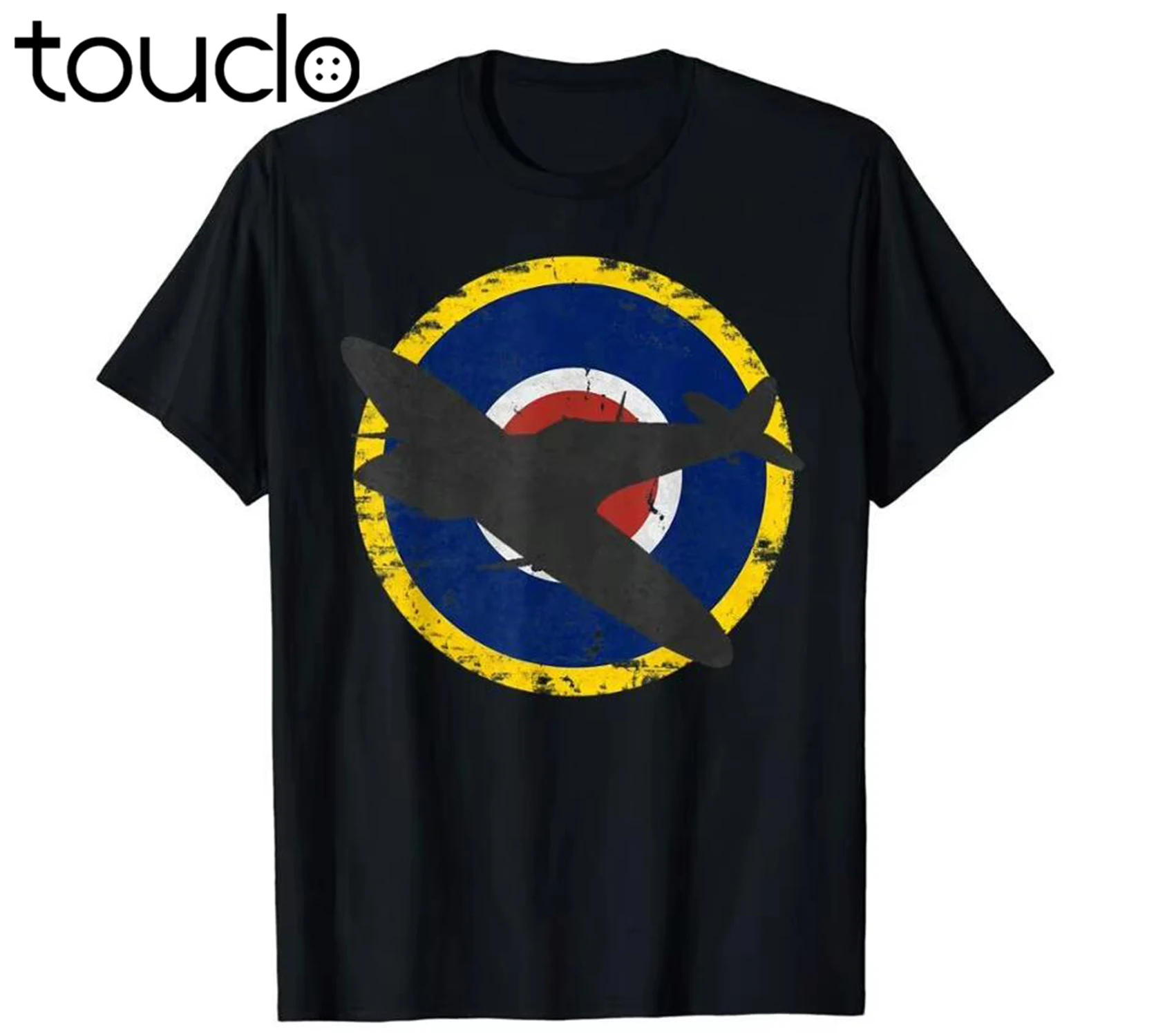 Vintage Fashion Logo - Camiseta Vintage Spitfire Britânica da Segunda