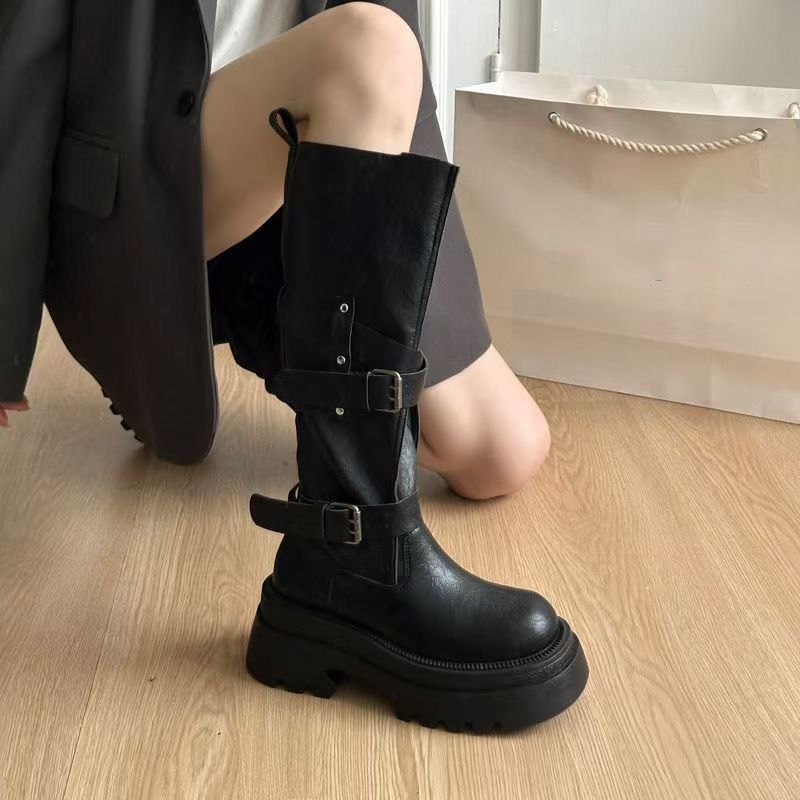 Botas Femininas de Cano Alto c - Vintage Old Fashion avaliação e preço