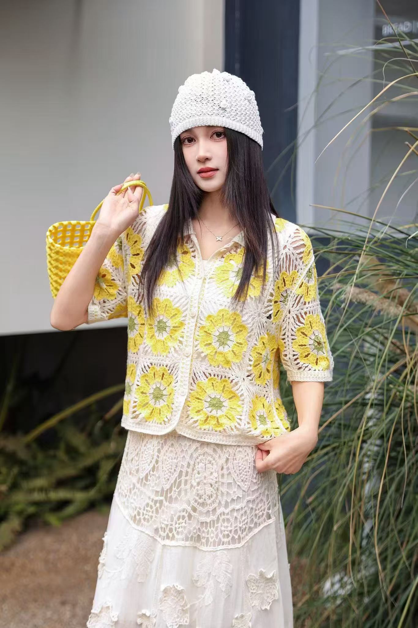 Camisa Polo de Crochê Granny S - Crochet Top Boho avaliação e preço