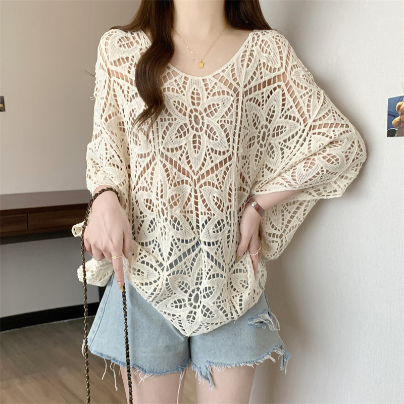 Blusa de Crochê Feminina Trans - Crochet Top Boho avaliação e preço