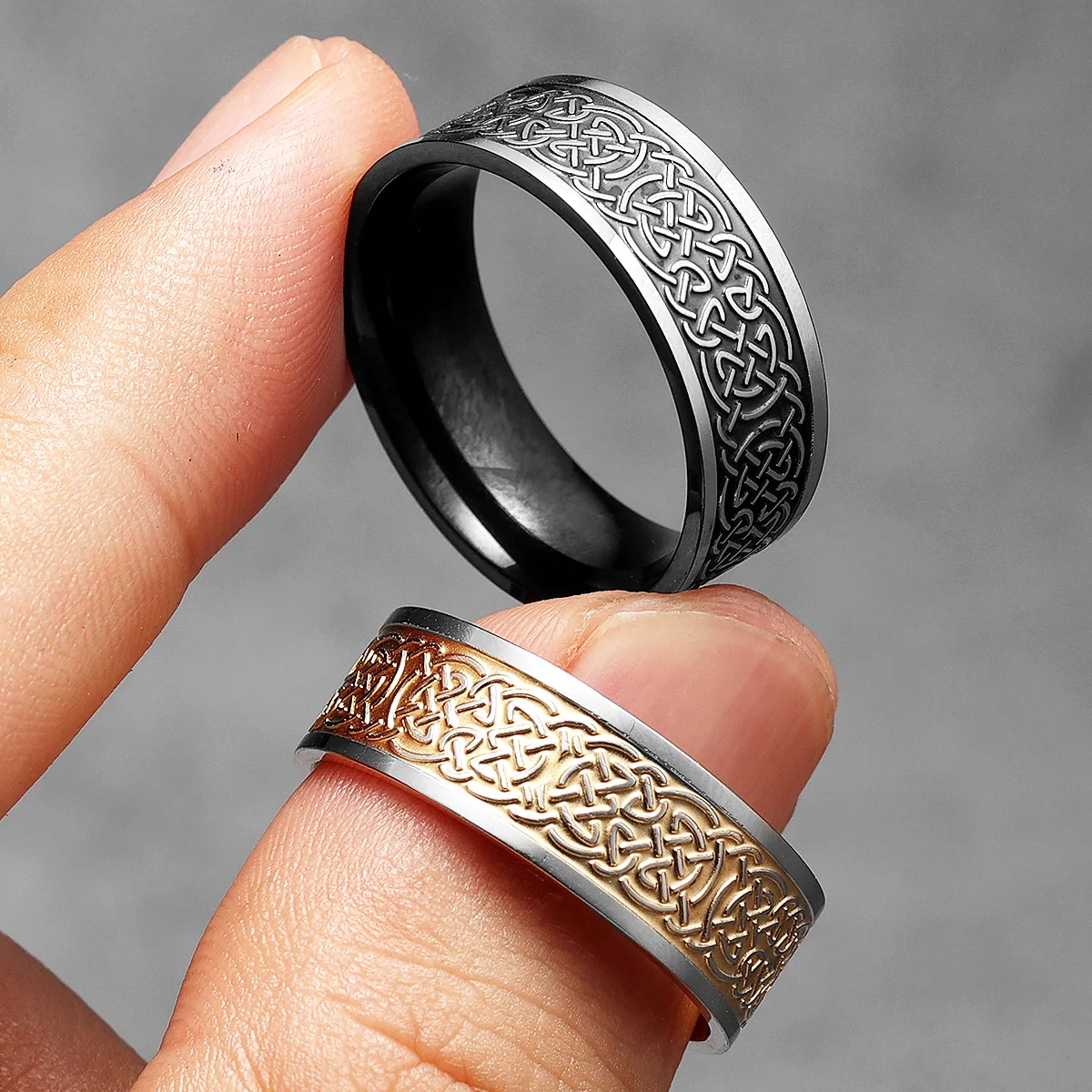 Viking nó celta masculino anéi - Vintage Fashion Newtown avaliação e preço