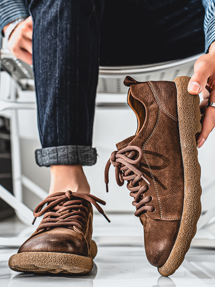 Sapatos Casuais Masculinos Pri - Vintage Fashion Trends avaliação e preço