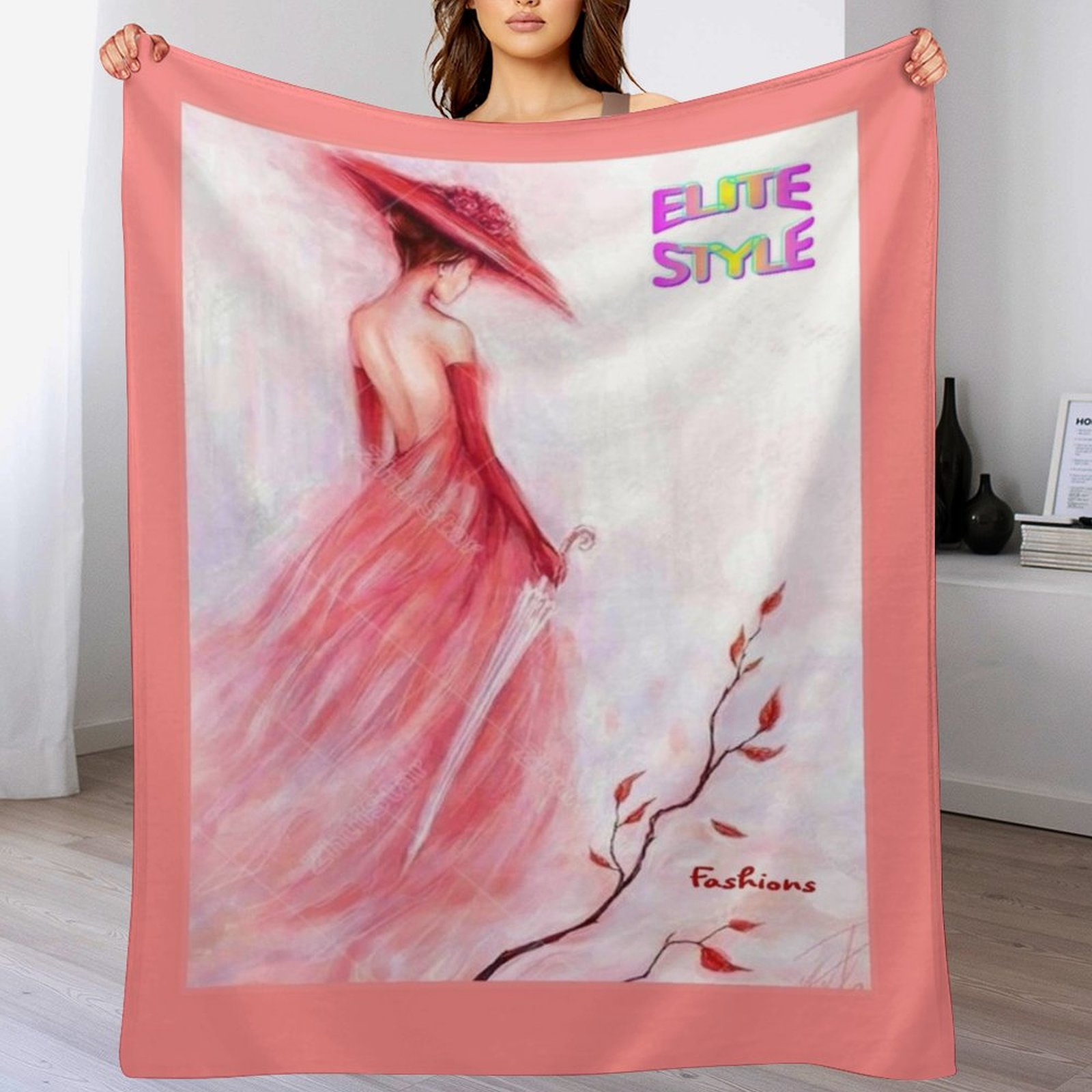 ESTILO ELITE: Manta decorativa - Vintage Fashion Magazine Covers avaliação e preço