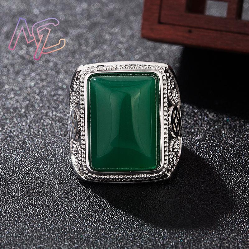 Anéis de jade natural verde, j - Vintage Fashion Designer avaliação e preço
