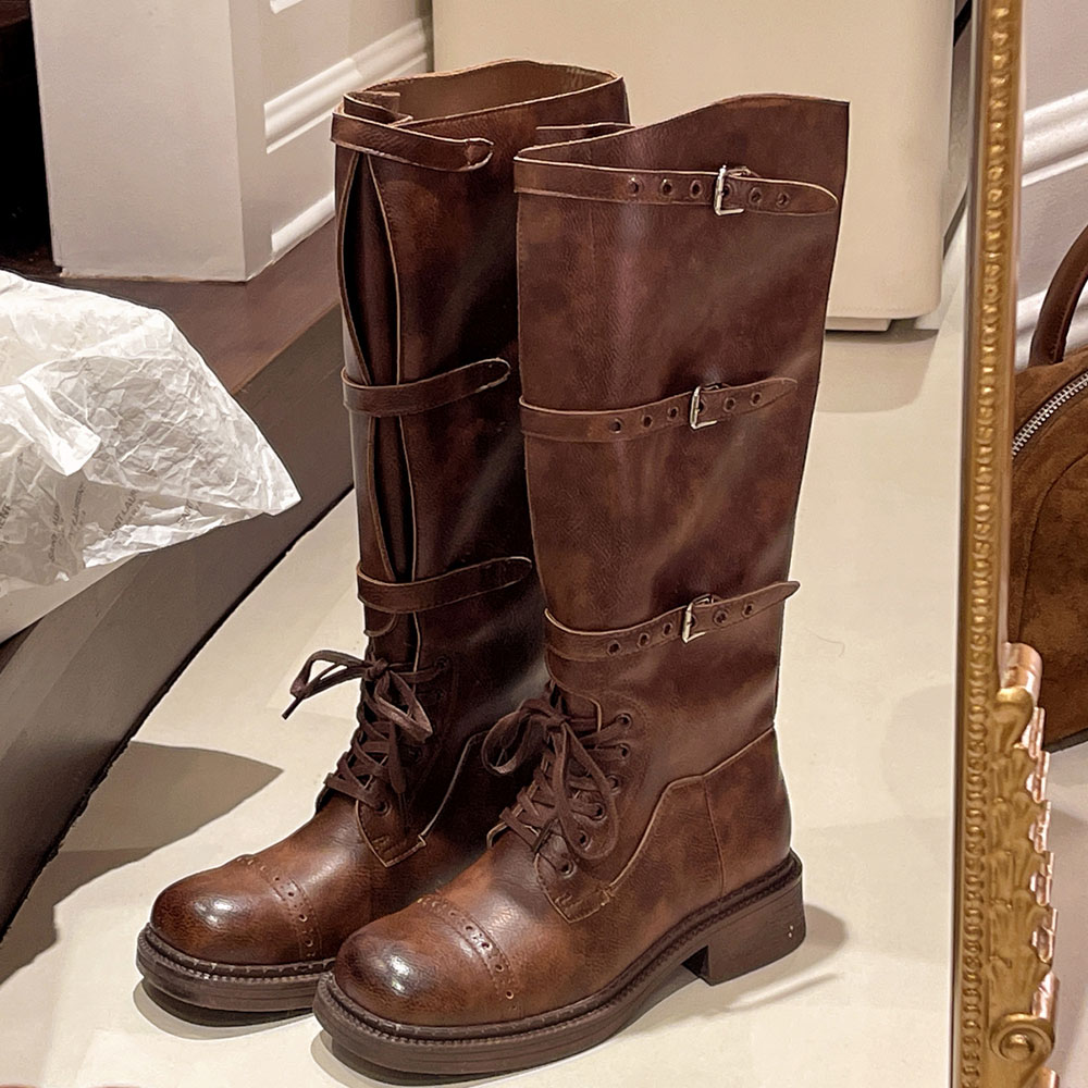 Botas altas de joelho feminina - Vintage Fashion Designer avaliação e preço