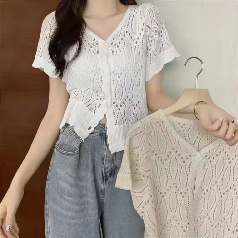Blusa Feminina de Crochê com D - Crochet Top Boho avaliação e preço