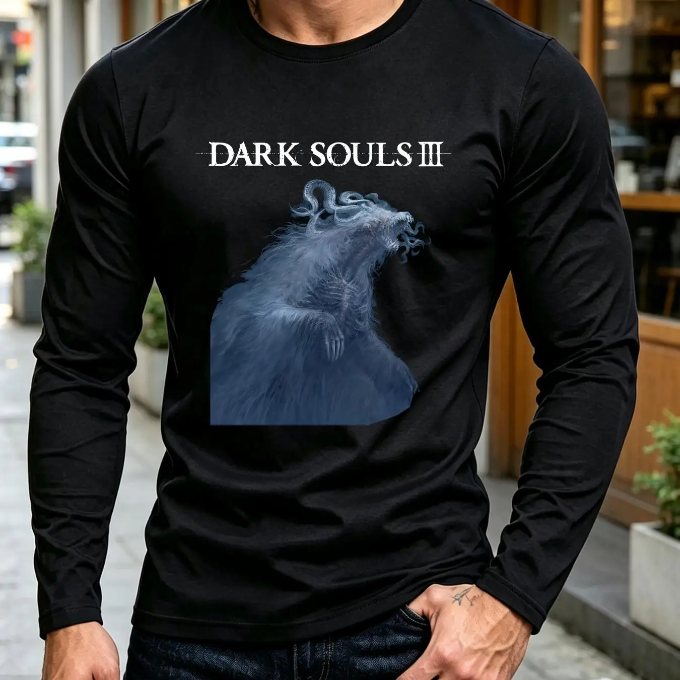 Camiseta lavada Dark Souls 3 L - Vintage Fashion Video avaliação e preço