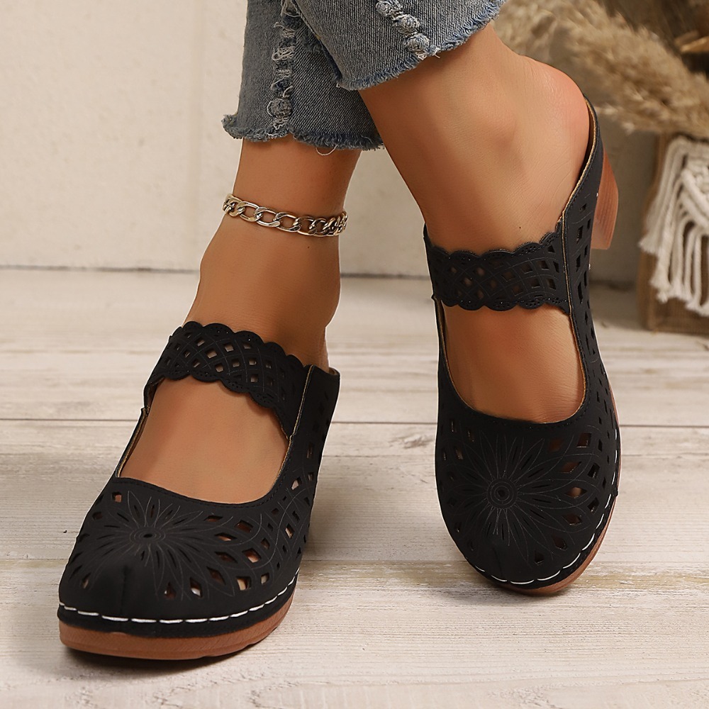 Sandálias Mules Femininas com  - Vintage Old Fashion avaliação e preço