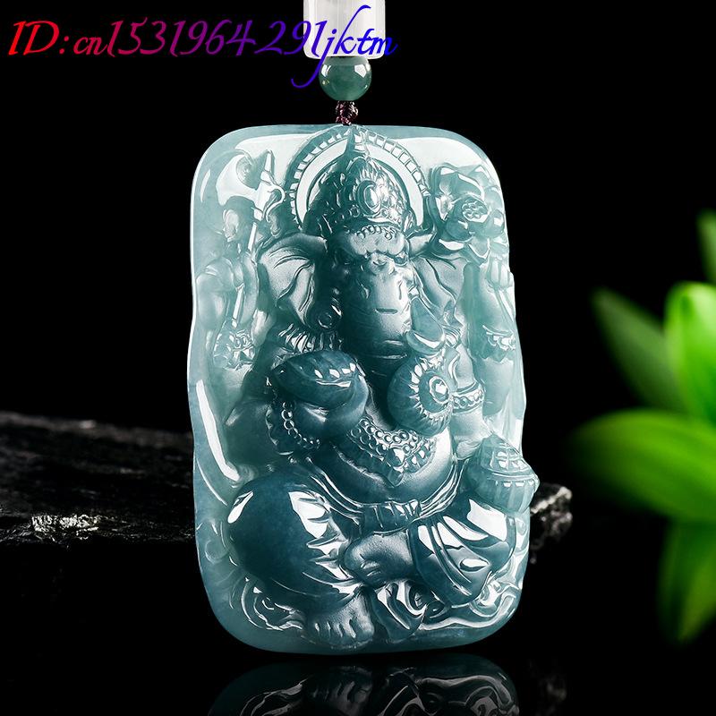 Myanmar jadeite ganesha pingen - Vintage Fashion Designer avaliação e preço