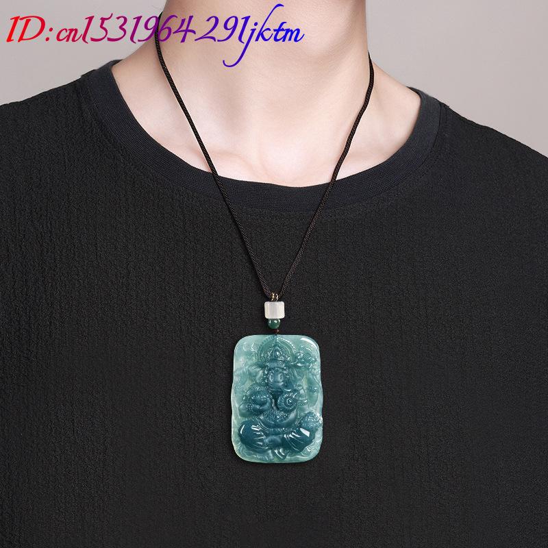 Myanmar jadeite ganesha pingen - Vintage Fashion Designer avaliação e preço