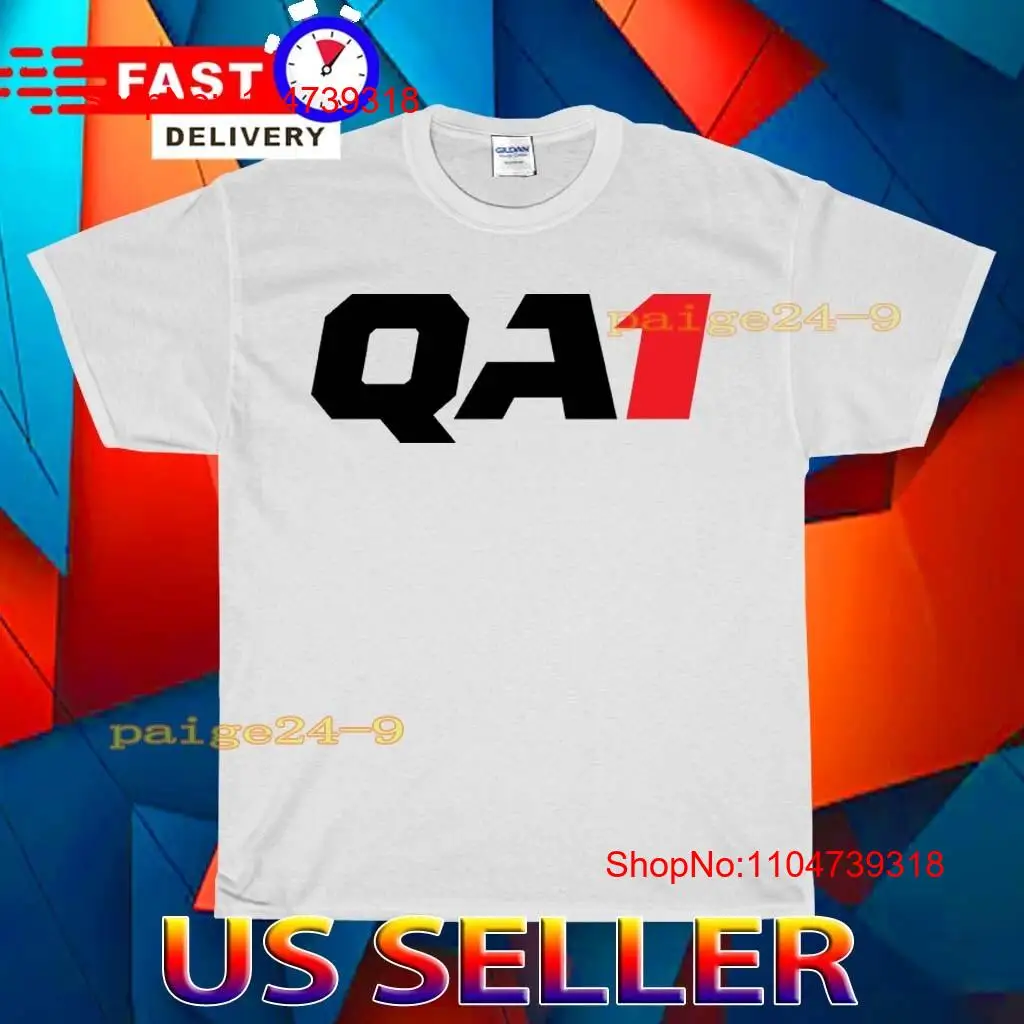 Nova camisa qa1 logotipo t eng - Vintage Fashion News avaliação e preço