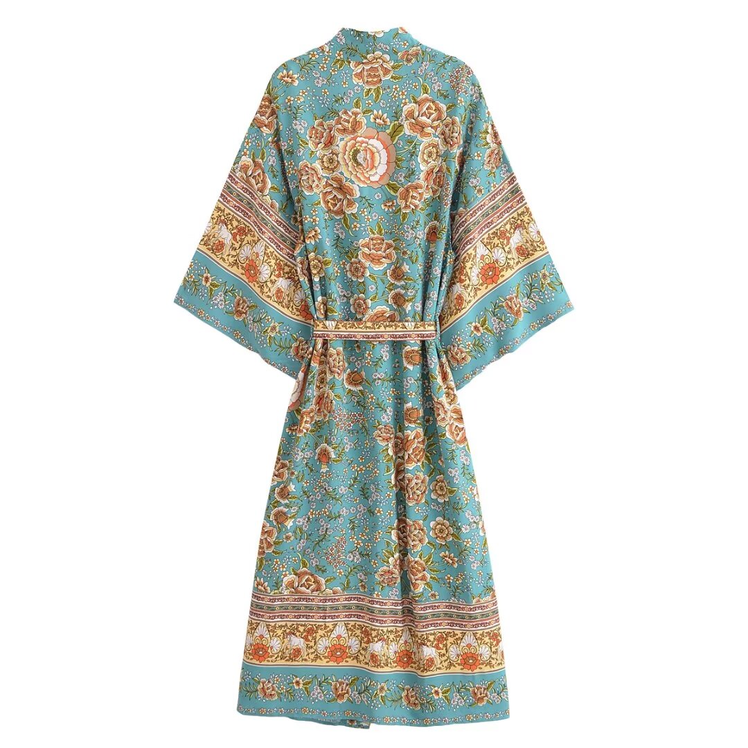 Camisa Kimono Feminina Verde c - Crochet Top Boho avaliação e preço