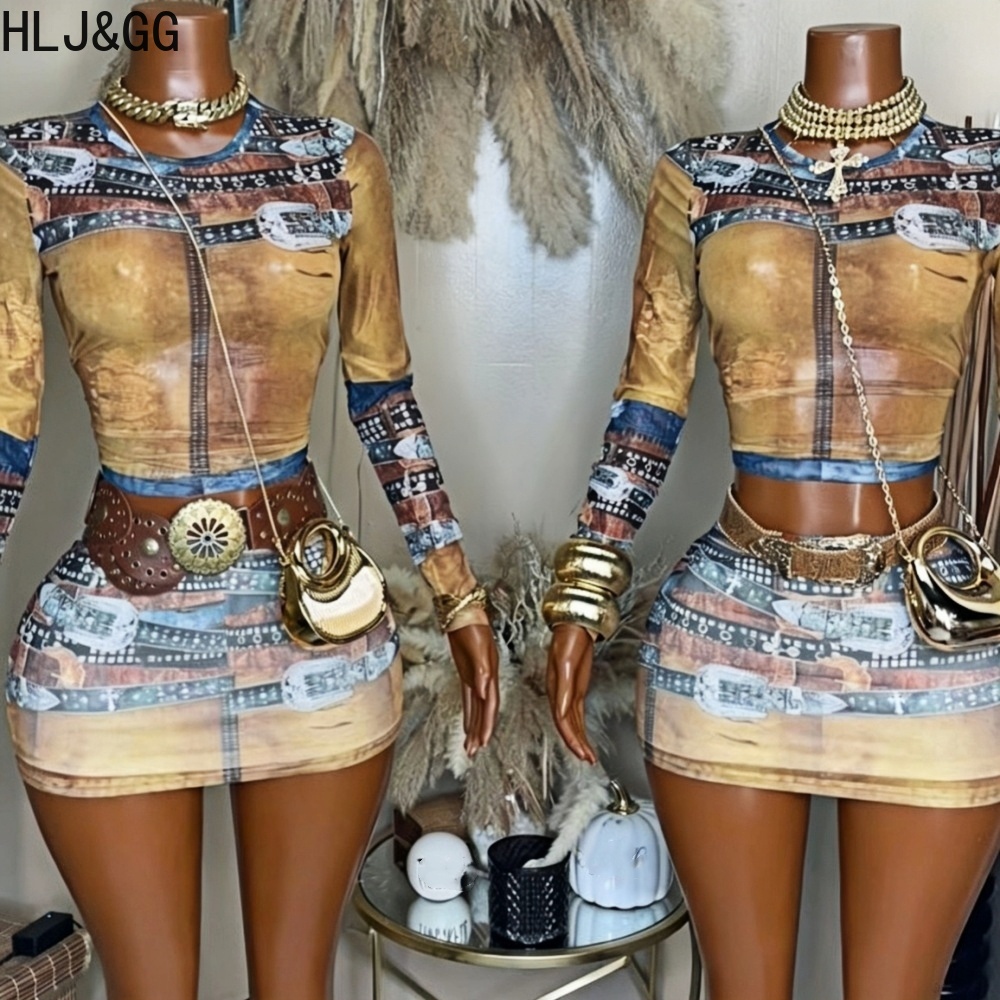 HLJ&GG Conjunto de duas peças  - Vintage Fashion Trends avaliação e preço