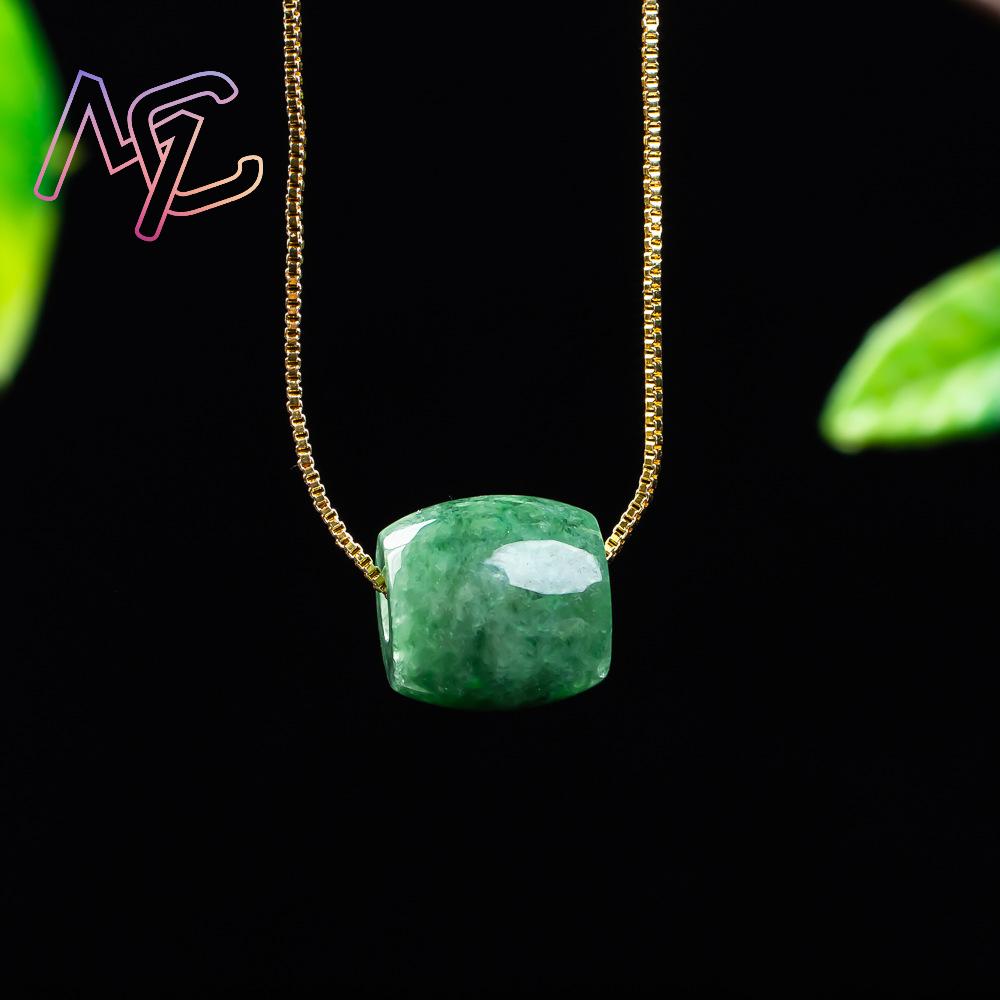 Natural real jade grânulo ping - Vintage Fashion Designer avaliação e preço